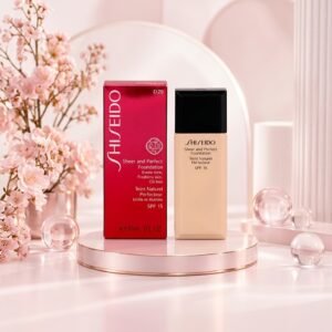 Shiseido Sheer & Perfect Foundation D20 — Lote de 64 Unidades